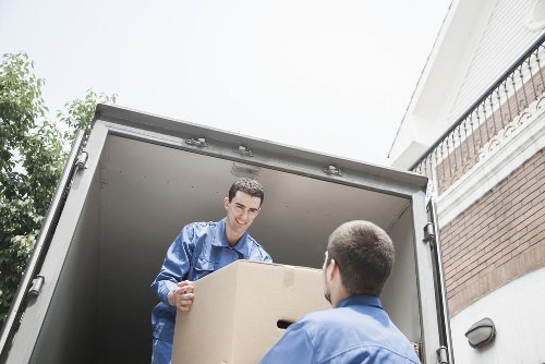 Staff reviewing safety procedures in a storage environment